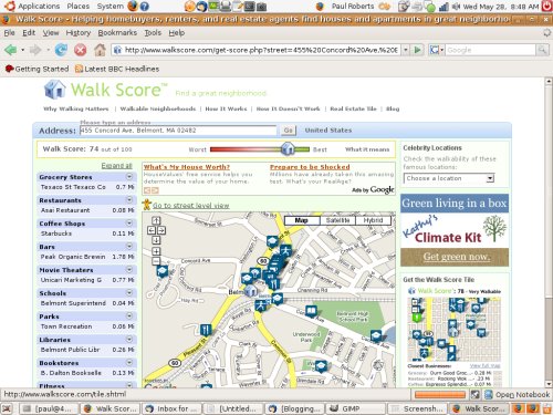 What’s your Walkscore?