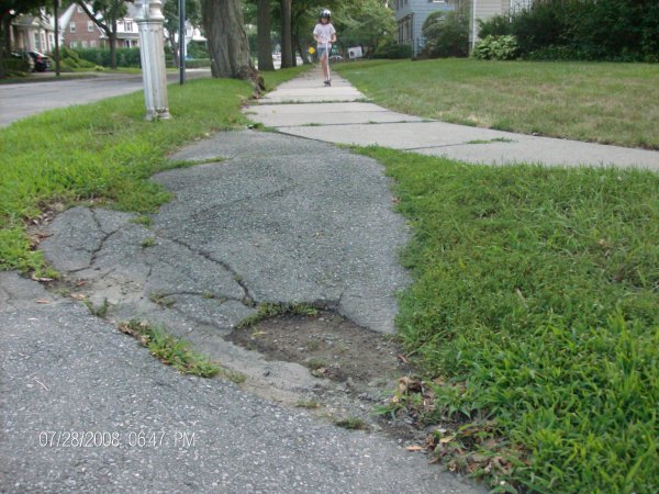New handicap accessible ramps will be one of the few "frills" in repaving projects this summer -- but only because the State requires it.
