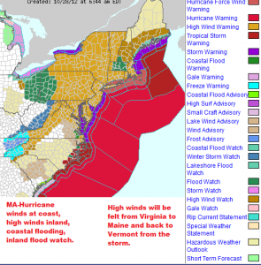 Seven Things You Should Do Today Before Hurricane Sandy Hits – Belmont, MA Patch